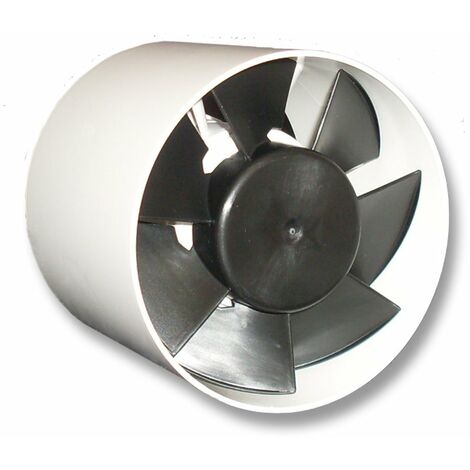 QIN150 di Aerauliqa - Aspiratore assiale in linea diam.140mm - 24W - 312m3/h - cod. PQI00002