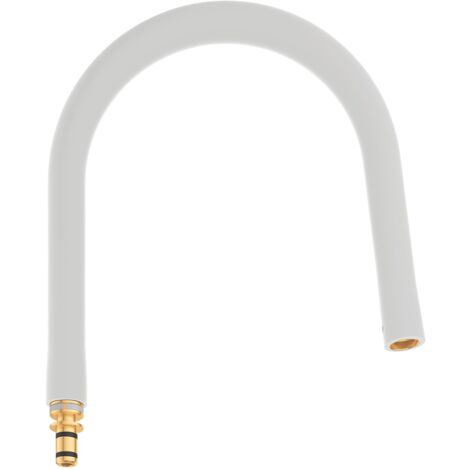 Grohe 30321MW0 Flessibile Elastico per Cucina con Doccetta Professionale, Marmo Bianco