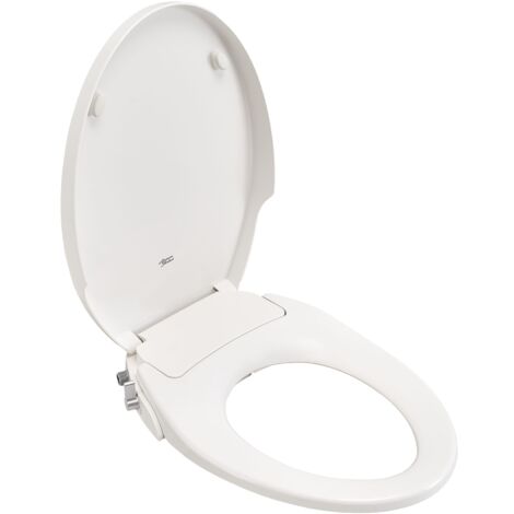 American Standard 5900A05G.020 AquaWash-Sedile per Bidet Non Elettrico, per WC Allungato, Bianco (1/5)