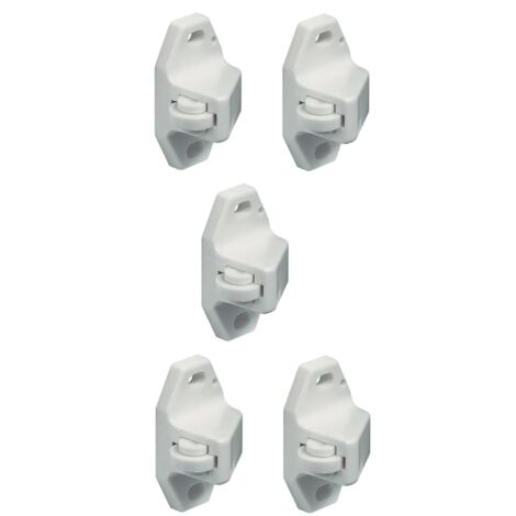 cyclingcolors 5x chiusure a molla per porte bianco plastico mobili armadio Chiavistello Cricchetto