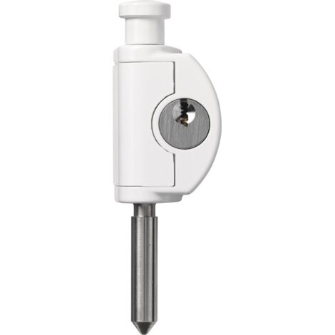 Abus Ftr70-72 W Al0125 Serratura con Blocco, Blocco per Finestre con Copri Serratura, Chiusura a Chiave, Livello di Sicurezza: 4, 03757, 40 Mm, Bianco