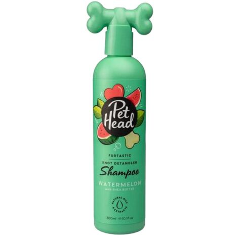 Pet Head Shampoo Furtastic per cani dal Pelo Riccio e Lungo  Profumo di anguria Idrata e districa il pelo  Ingredienti Naturali e Vegani Formula delicata per cuccioli  300ml