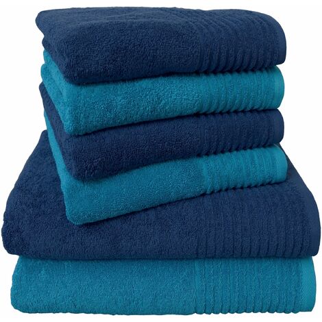 Dyckhoff, Set Asciugamani Brillant, 6 pz, Blu (Blau) (1/4)