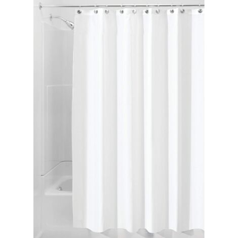 Tenda Da Doccia IDesign - Impermeabile, Antimuffa 183x183 Cm, Bianco Gelo - Per Vasca E Box Doccia - Foto 6