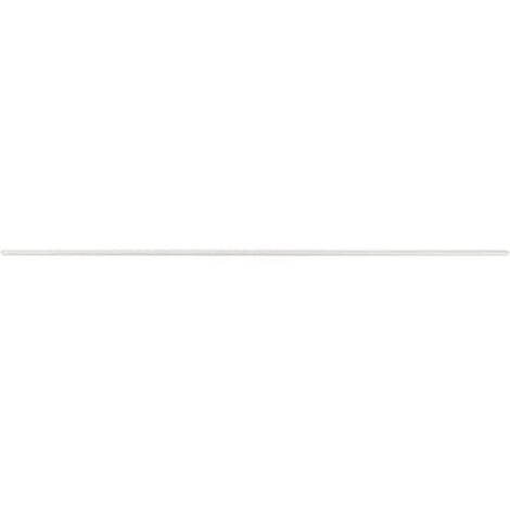 Alberts 484705 Profilo ad H, plastica, bianco, 1000 x 25 x 6 mm (1/4)