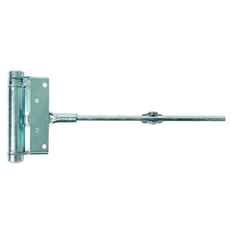 Alberts 417758 Chiudiporta e cancello, autochiudente, zincato blu, altezza 100 mm, lunghezza 242 mm (1/2)