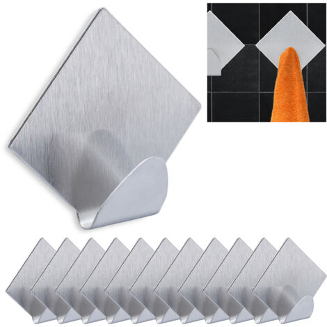 5 Pezzi Ganci Adesivi Robusti, Non Necessaria Una Perforazione - Foto 8