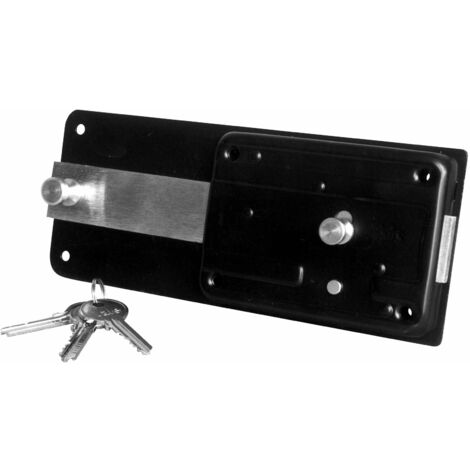 Yale Serratura meccanica ferroglietto da applicare per porte in legno Y6615160 acciaio verniciato, entrata 60mm