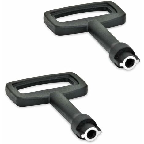 Ganter Norm elementi  verriegelungen tramite chiave – GN 115  Comando con doppia Bart  2 pezzi, nero, GN 119.2-86-VDE5-SW (1/3)