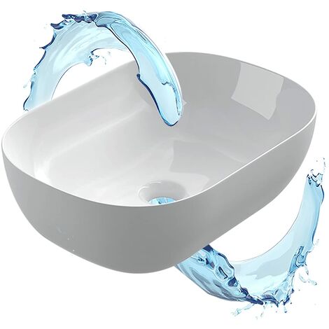 Lavabo Angolare In Ceramica 46x31 Cm - Per Bagni Piccoli E Bagno Ospiti Con Montaggio A Parete - Foto 12