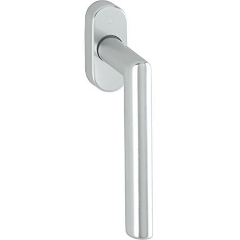 HOPPE 3820371 Maniglia per finestra Amsterdam, VK 7 x 37 mm, argento anodizzato, Stift 7x37 mm Alu silber eloxiert