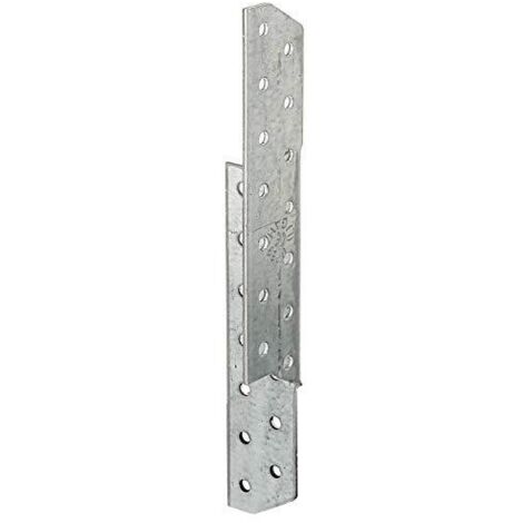 Alberts 846923 Supporti ancoranti, sx, zincati con procedimento Sendzimir, 32 x 32 x 210 mm, Set da 25