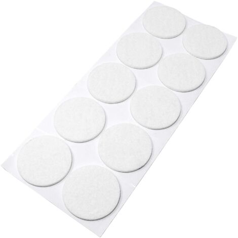 Adsamm® / 60 X Almohadillas De Fieltro De Lana Genuino / 14 Mm