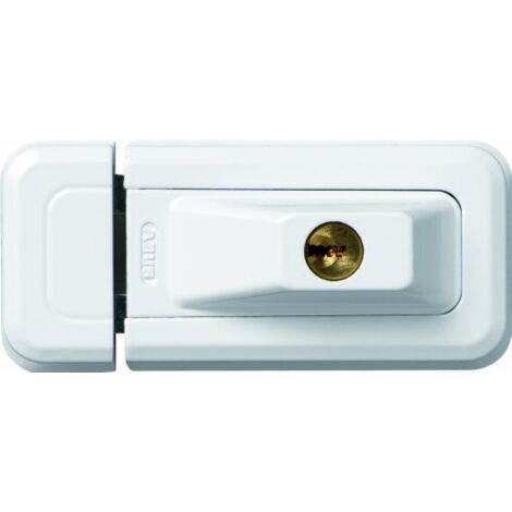 Abus 3010 Al0125 Serratura per Finestre, Sistema di Sicurezza per Finestre e Porte con Chiave Maestra, Livello di Sicurezza: 6, 31761, Bianco
