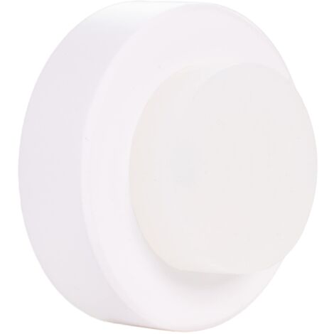 EVI Herrajes Fermaporta adesivo Posizionamento a parete 35 x 18 mm acciaio inossidabile laccato bianco gomma bianca ammortizzatore anti-urto 2 modalità di installazione I-254/35 (1/4)