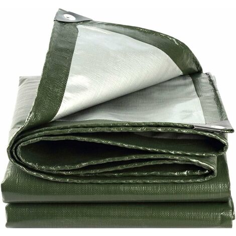 Telone Protettivo Ultra Resistente 3x5m – 260 G/m², Impermeabile, Antivento Con Occhielli In Metallo – Ideale Per Esterni, Giardino E Campeggio - 4