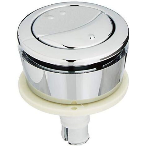Wirquin Jollyflush Pulsante Cromato Per WC A Doppio Scarico | Adatto Per Meccanismi Wirquin MW E MVB00 | Pulsantiera Di Ricambio Per Cassetta | Finitura Multicolore - 3