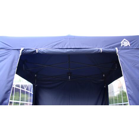 Gazebo Pop-Up 2.5x2.5m Impermeabile - Blu Navy, Con Pannelli Laterali, Per Esterno - Foto 7