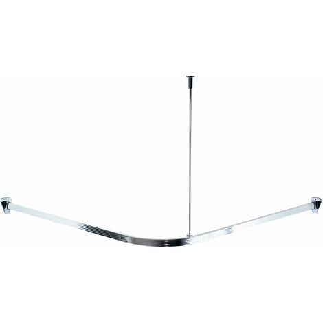 Ridder 525000-350 - Struttura angolare per tenda doccia, 90 x 90 x 90 cm, in alluminio lucidato
