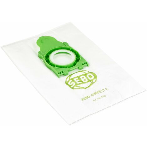 Sebo 8300er Box e per tutti i modelli Airbelt E inclusa 8 Ultra Bag Elektret sacchetti filtro con filtro coperchio (1/3)