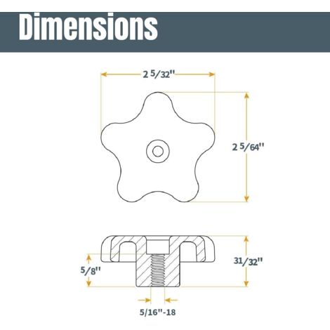 2 Set Bulloni M8 Per T-Track Con Manopole - Accessori Per Fissaggio In Lavorazione Legno