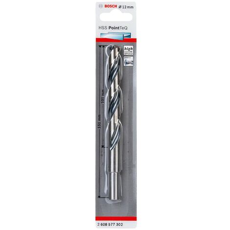 Bosch Accessories 2608577302 Punta per Metallo, 1 W, 1 V, Ø 12 mm