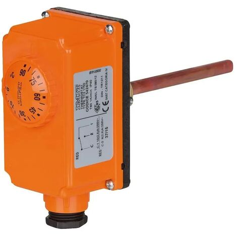 IMIT 542470 TC2 Termostato di immersione 0/90°C, lunghezza 100 mm (1/2)