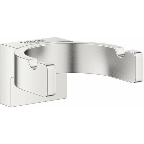 Grohe 41049DC0 Selection Gancio Doppio, Metallo, Satinato, Large