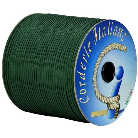 Fil De Ligature Plastique Avec Âme En Fer Corderie Italiane 3mm X 20m - Vert