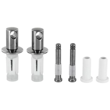 Ideal Standard - Multi Suites, Set di cerniere per sedile copriwater serie Mia in acciaio inox, J4555BJ, Cromato