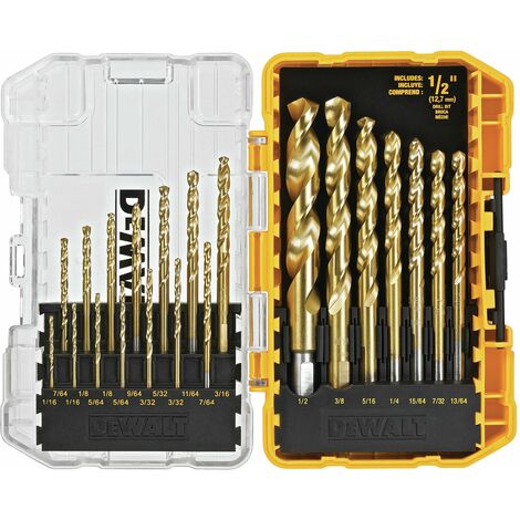 DEWALT Set di punte per trapano in nitruro di titanio, 21 pezzi (DW1342) (1/2)