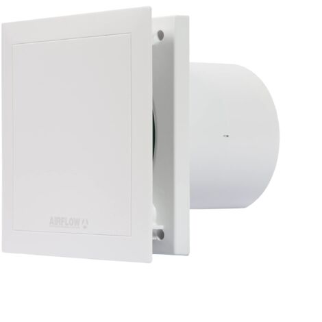 Airflow QT100HT (9041261) Bathroom Fans, 5 W, 240 V, Bianco, 100MM-Humidity