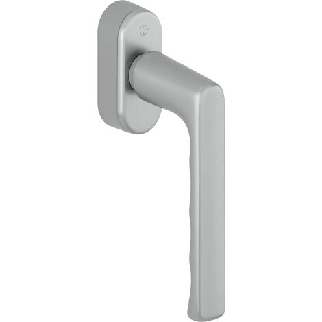 HOPPE HAMBURG - Maniglia per finestra, SecuForte+VarioFit, 90°, 7 x 32-42 mm, inox opaco F31-1, rif. 11701341