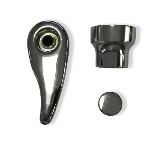 Kit Doccetta Idroscopino Cromata Con Pulsante + Flessibile Rinforzato Supporto A Muro 86144109