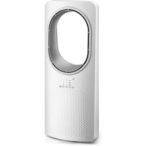 Wintem - Ventilatore a Torre Silenzioso Freezy Senza Pale con Telecomando, 3 Velocità, 3 Modalità, Timer 15 Ore e Oscillazione, Ventilatore da Terra con Display LED e Comandi Touch Intuitivi (1/5)