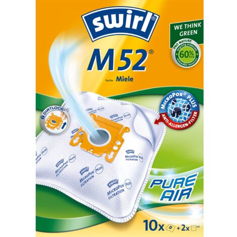 Swirl M 52 EcoPor Plus per aspirapolvere Miele, 10 sacchetti (1/5)