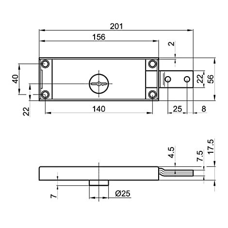 Contatti Per Serratura Elettrica - Ricambio Per Sistemi Di Sicurezza Elettronici