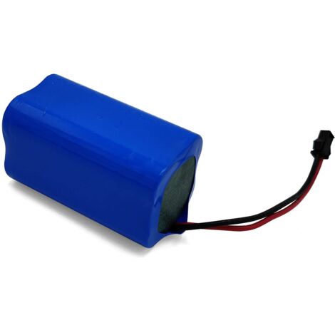 Velamp Batteria agli ioni di litio BATTIR867, 7,4 V, 4400 mAh standard 4 x18650. 500 cicli con spina, blu