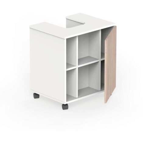 Muebles Pitarch | Mobile da bagno doppio, larghezza 120cm, con piedi, 2