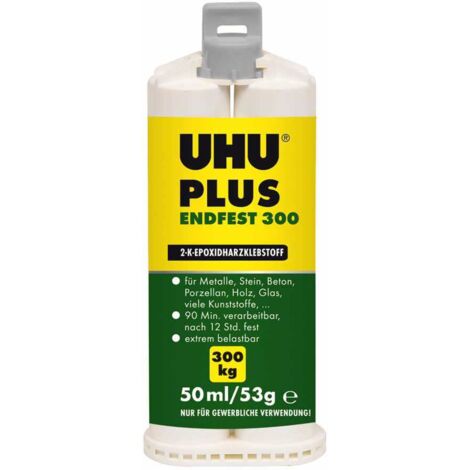 UHU Colla bicomponente Plus Endfest cartuccia 50ml per pistola