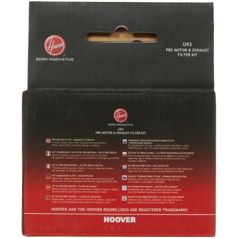 Hoover U76 – Kit Filtri Originali Pre-Motore E In Uscita Per Battitappeto Whirlwind, Compatibile Con Asma E Allergie - 4