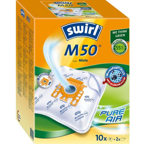 Swirl M50 sacchetti per aspirapolvere Miele 10 pezzi (1/5)