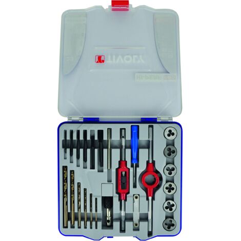 Set Di 3 Maschi HSS TIVOLY DIN T Line – Filettatura Manuale M3 X 50, Acciaio HSS Di Qualità Per Lavorazioni Meccaniche Di Precisione, Fustella Per Filettatura