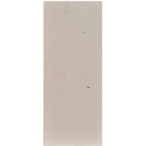 FIREFIX 2052 Pietra refrattaria pressata, 30 mm di spessore, dimensioni 400 x 160 mm, colore giallo