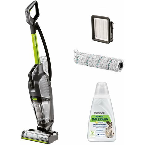 BISSELL CrossWave HydroSteam PET, Aspirapolvere Con Filo, Aspira, Lava & Asciugare, Con Modalità a Vapore, Lavapavimenti Potente, Ideale per chi ha Animali Domestici, Pulizia per Più Superfic, 3517N