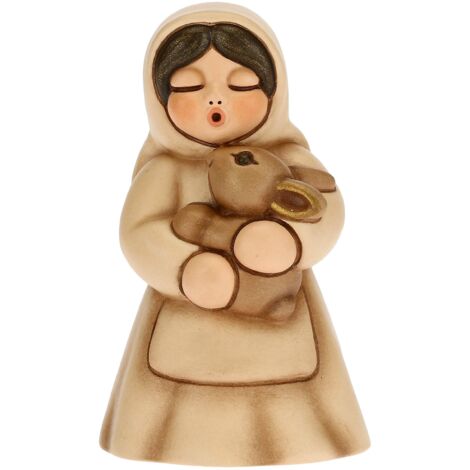 Statuina Presepe THUN - Uomo Con Carriola In Ceramica | Decorazione Natalizia Classica 6x4x8cm - Foto 9