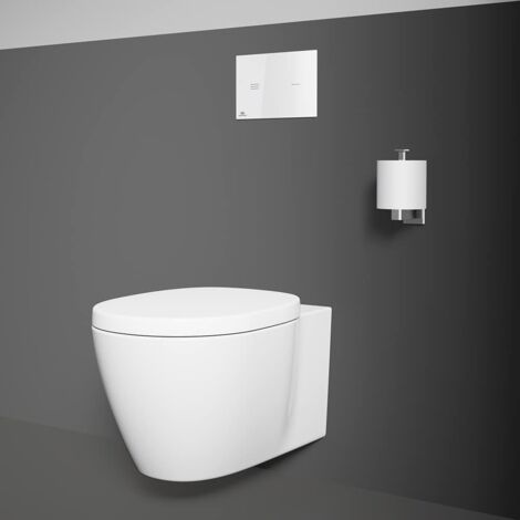 MSV Portarotolo WC 2 In 1 In Acciaio Inox, Porta Rotolo Con Contenitore Per 3 Rotoli Di Ricambio, Design A Torre Pieghevole - 2