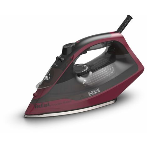Tefal Express Steam Ferro da Stiro, Colpo di Vapore 180 g/min, 2400 W di potenza, Stiro Verticale, Piastra in Ceramica, Ampia Capacità di 270 ml, FV2846