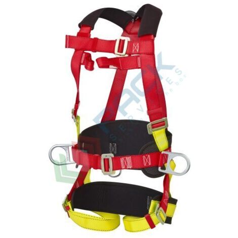 Imbracatura Di Sicurezza A Tre Punti Comfort Plus Rosso