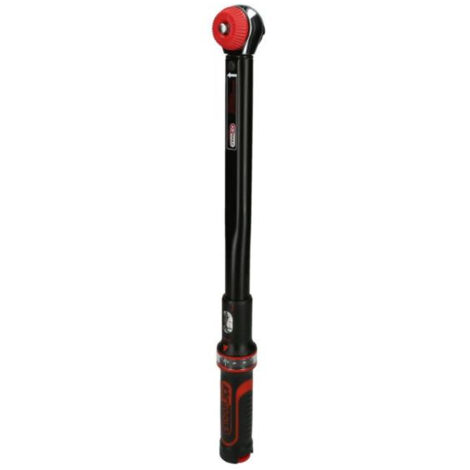 KS Tools 516.1432 1/2"Chiave dinamometrica c.testa a cricco a quadro scorrevole ERGOprec,10-100Nm